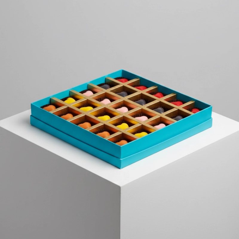 Colorful Heart Chocolates